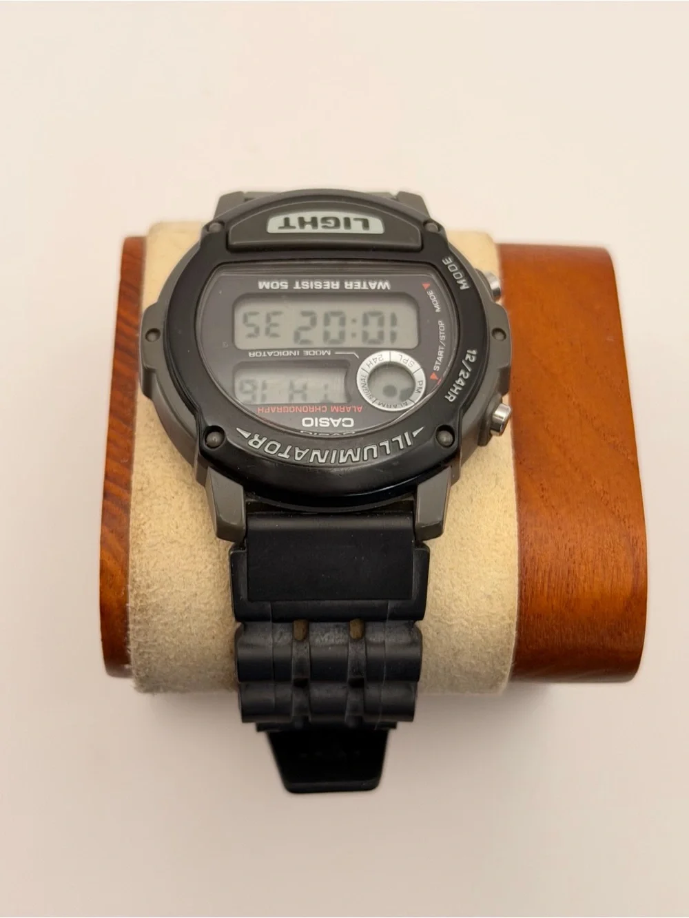Casio Illuminator W87H-1V, black/Gray, Tested
